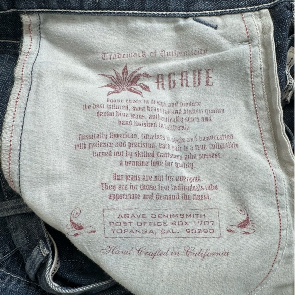 Agave Denim Size 38 ExPatriot Relaxed Fit Straight Cut Jeans - Picture 5 of 10